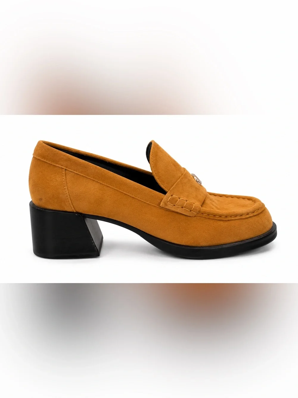 Coach Natalie Loafer, Tan Suede, Women's Size 8